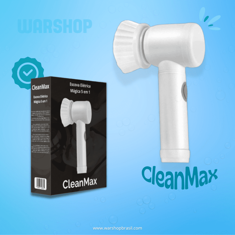 CleanMax™ - Escova Elétrica Mágica 5 em 1