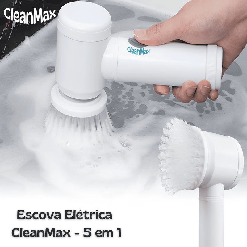 CleanMax™ - Escova Elétrica Mágica 5 em 1